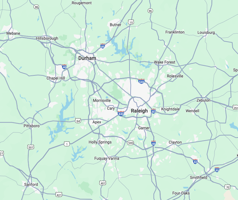 Service area map